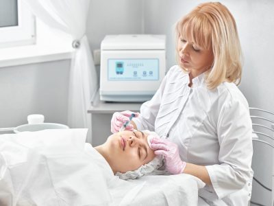 Healthcare provider consulting with patient about NAD+ therapy benefits