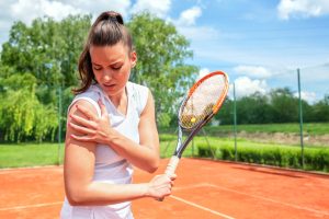 Sports medicine evaluation for athlete with common sports injuries